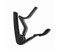 CHICIRIS Cejilla de metal para guitarra, exclusivo proceso de pintura, ligera, portátil, pinza de afinación rápida, afinador manual, cejilla para guitarra folk con acolchado para mayor comodidad