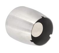 CHICIRIS Cenicero de Acero Inoxidable Cenicero de Cigarros a Prueba de Viento con Soporte para Uso en Interiores y Exteriores Diseño Moderno y Elegante