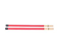 CHICIRIS Cepillo de Tambor de bambú, Baquetas Retráctiles Livianas con Bolsa de Almacenamiento Portátil, para Bateristas Folclóricos de Jazz Miembros Principiantes de la Banda (rojo)
