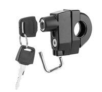 CHICIRIS Cerradura para Casco, Cerradura Antirrobo de Metal para Manillar Universal de 22 Mm, Seguridad Conveniente para Casco con Llaves para Motociclistas