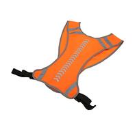 CHICIRIS Chaleco de Seguridad Chaleco Reflectante de Alta Visibilidad con Cintura Ajustable y Bolsillo Frontal Malla de Poliéster de 120 G Visible hasta 656 Pies para Correr, Andar en Bicicleta,
