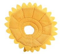 CHICIRIS Collar de Recuperación para Mascotas, Cono Médico de Algodón Suave para Gatos y Perros, Evita Lamer, Morder y Rascarse, con Diseño de Girasol, para (Talla 4 circunferencia del cuello 26-29cm)