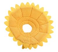 CHICIRIS Collar de Recuperación para Mascotas, Cono Médico de Algodón Suave para Gatos y Perros, Evita Lamer, Morder y Rascarse, con Diseño de Girasol, para (Circunferencia del Cuello n.° 2 20-23 cm)