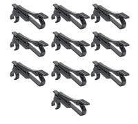 CHICIRIS Coloque de metal: Abrazadera/soporte de Micrófono para el Micrófono Lavalier, Diseño de la Caja de Almacenamiento de Flechas para Grabaciones de Video, 6 Paquete (10PCS)