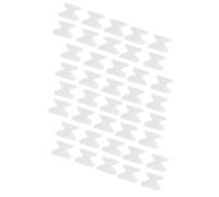 CHICIRIS Cómodas Almohadillas de Silicona para la Nariz, Gafas de Sol, Color Blanco, 20 Pares de 1,8 Mm de Grosor para Uso Durante Todo el Día