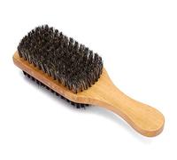 CHICIRIS Cómodo Cepillo de Madera para Barba, Cepillo para Barba, Cepillo de Afeitar, Madera para Limpieza de Barba, Corte de Cabello, Tallado de Cabello, Estilo de Cabeza con Aceite(Me