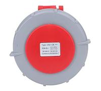 CHICIRIS Conector de Enchufe Industrial, Diseño de 5 Pines 3P+N+E para Centrales Eléctricas y Aeropuertos, Carcasa de Nailon AC 220-380V 63A