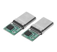 CHICIRIS Conector Tipo C para Tarjeta de desbloqueo, Conector Tipo C Ancho de Uso común Carga rápida Tipo C 8 Pines 20V para Tableta portátil
