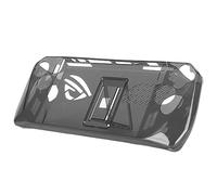 CHICIRIS Consola de Juego Caso Claro Protección de Protección TPU con Estado para Rog Ally Handheld Complete (Negro Transparente)