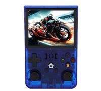 CHICIRIS Consola de Juegos Portátil R36PRO, Pantalla IPS de 3,5 Pulgadas, Reproductor de Juegos de Código Abierto 640x480 con Batería de 4000 MAh y 2 Joysticks, para Más de 60 de (128GB)