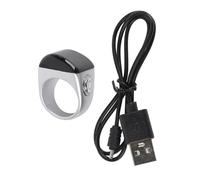 CHICIRIS Contador de Timbre Inteligente, Anillo Digital Tasbih Zikr Recargable con IP67 a Prueba de Agua y Recordatorio de Tiempo de Oración, para Contar Oraciones Islámicas Musulmanas (20MM)
