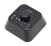 CHICIRIS Controlador Multimedia Inalámbrico, Portátil, Recargable, con Pedal de de Página, Llave para Músicos (BLACK)