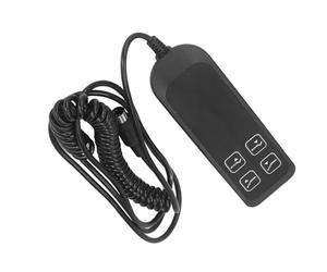 CHICIRIS Controlador Reclinable Eléctrico de Operación Simple, Interruptor de sofá Eléctrico con Diseño de Gancho de 4 Botones y 5 Pines para Oficina en Casa