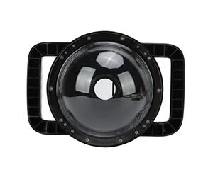 CHICIRIS Cubierta de Lente de Puerto de Domo Submarino para la Acción 1 Cámaras Tapa de Puerto de Domo de Transmisión de Alta Luz para Buceo, para Fotografía Submarina