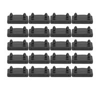 CHICIRIS Cubierta de Listones de Cama de 20 Piezas, Tapas de Soporte de Plástico para la Estabilidad del Somier de la Cama, Fácil Instalación para Gemelas Full Queen King