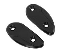 CHICIRIS Cubierta del Orificio del Espejo Trasero de la Motocicleta Bloque de Espejo de Aleación de Aluminio Placa de Apagado 2 Piezas Cubiertas Soportes de Vacíos Fácil Instalación para Conductores