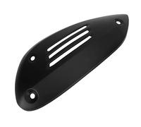 CHICIRIS Cubierta del Tubo de Escape de la Motocicleta, Protector Térmico de Acero Inoxidable para el Silenciador con Esponja Insonorizante, Repuesto para GTS 125 250 300 GTV 2013 2021 (BLACK)