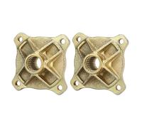 CHICIRIS Cubo de Rueda Trasera de Acero, Aleación, 4 Tornillos, 24
