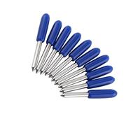 CHICIRIS Cuchilla para Trazador, Cuchilla Cortadora de Larga Duración, Juego de 10 de Carburo Cementado para Diseñadores de Corte de Precisión y Entusiastas del Bricolaje (60°)