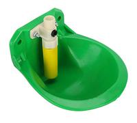 CHICIRIS Cuenco de Agua para Ovejas, Bebedero de Animales de Plástico Integrado para Granja, Equipo de Bebida con Válvula Táctil para Ovejas, 7,5 X 7,1 X 5, Pulgadas (Tazón de líquido amniótico de