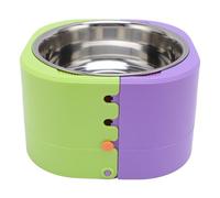CHICIRIS Cuenco para Mascotas de Ajustable para Perros y Gatos Material de Acero Inoxidable Fácil de Limpiar con Base Estable para Comodidad a la Hora de Comer
