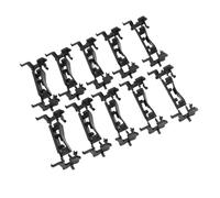 CHICIRIS de Riel de Goteo para Moldura de Techo, 10 Piezas de Material ABS a Prueba de Altas Temperaturas y Oxidación para Lancer EVO 2002 2016 Outlander Sport 2011 2016