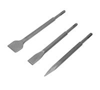 CHICIRIS Descripción de Concreto de Martillo de Demolición Eléctrica - Juego de Bits de Queso de Rotación de 3pcs - Hojas de Acero Duro para Mampostería y Cancelación de Concreto Adecuada para la