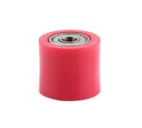 CHICIRIS Deslizador de Rodillo de Polea de Cadena Guía de Rueda Duradera para Vehículos Todo Terreno, Motocicletas y Bicicletas de Calle, Metal, Plástico, Rojo, Verde, Tracción de 8 Mm/10 Mm, (Rojo