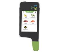 CHICIRIS Detector de Radiación de Alimentos, Rápido y Exactamente 0-9999 Mg/kg de Probador de Nitrato Portátil de 720 MAh Batería para Carne de Pescado Pescado de de de Carne (BLACK)