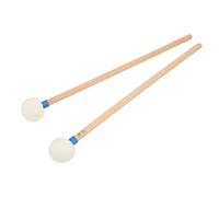 CHICIRIS Drum Mallet Stick Juego de Woll Soft Woll Filzkopf Manitizo Fácil Play Drum Accessoire 2pcs Pack para Batería de bajo (BLUE)