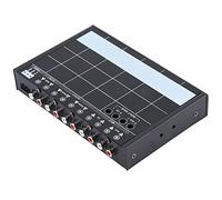 CHICIRIS Ecualizador de Audio para Automóvil Ecualizador EQ Estéreo de Hierro Controles de 7 Bandas con Retroiluminación Fader Volumen Maestro y Cruce de Subwoofer para Usuarios de Sistemas de Audio
