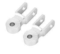 CHICIRIS Elevador de Amortiguador de Motocicleta de 2 Piezas, Almohadilla de Elevación de Aleación de Aluminio con Tecnología de Anodizado para Modificación de la Absorción de Impacto (con tornillos)
