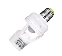 CHICIRIS Enchufe con Sensor de Luz, Interruptor de Control Activado por Movimiento Duradero para Taller, Pasillo, Hotel, Habitación de bebé, 1 Pieza, PC, Cobre