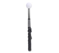 CHICIRIS Entrenador de Swing Retráctil, Ayuda para el Entrenamiento de Swing con Sonido de para Práctica en Interiores y Exteriores, con Agarre Ergonómico para Jugadores Diestros para (Black)