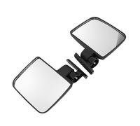 CHICIRIS Espejo para Carrito de, Espejos Retrovisores Laterales Ajustables para Carrito de en ABS y Vidrio, Vista Amplia, Junta Multiángulo, Fácil Instalación, para Conductores EZGO ATV UTV