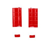 CHICIRIS Estabilizador de de Helicóptero RC Piezas de ala Trasera de Repuesto de Plástico Mejora el Manejo del Viento Rumbo Estable Ajuste Directo para RC C138 Pro Bell 206 para Reparación y