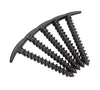 CHICIRIS Estacas de Tornillo de Nailon para Tienda de Campaña, Paquete de | Nailon Resistente, Resistente Al óxido, 2,6x5,2 Pulgadas, Fácil de Instalar con Asa, Se Adapta a Tiendas de Campaña y