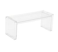 CHICIRIS Estante de Almacenamiento de Escritorio, Organizador Multifuncional Duradero para Dormitorio y Sala de Estar, Diseño de Plástico Transparente