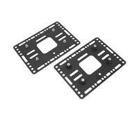 CHICIRIS Estante de Soporte para Maleta Lateral de Motocicleta, Kit de Soporte de Montaje de Alforja de Aleación de Aluminio de Ajuste Universal con Recubrimiento en Polvo Negro, para