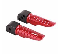 CHICIRIS Estribos Traseros de Aluminio, Reposa Pies para Motocicleta, Par