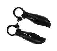 CHICIRIS Extremo de Barra de Bicicleta de Aleación de Aluminio, Elegantes Extremos Negros para Bicicleta de Montaña de Carretera, Alta Resistencia y Antideformación para un Mejor Control, Accesorio