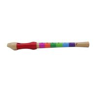 CHICIRIS Flauta de Madera, Juguete Musical Educativo para Niños con Superficie Lisa, Patrones Atractivos, 4 Colores, Fácil de Transportar, para Educación Musical Temprana, Gran Regalo (multicolor)