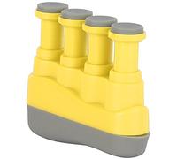 CHICIRIS Fortalecedor de Dedos, Ejercitador Ergonómico de Agarre Manual de Silicona para Guitarra, bajo, Piano, Ukelele, Violín, con Resistencia de 5 Libras para Entrenamiento de Fuerza (YELLOW)