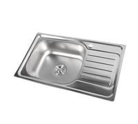 CHICIRIS Fregadero de Cocina Profundo de Acero Inoxidable 304, un Cuenco | Diseño duradero, Instalación de montaje , Tapete reductor de ruido, Fácil de limpiar, Ideal para macetas grandes
