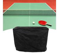 CHICIRIS Funda Antipolvo para Mesa de Pong, Ligera, Impermeable, para Uso en Exteriores, Tafetán de Poliéster Recubierto de Plata 190, 1 Paquete (Black)