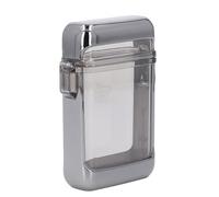 CHICIRIS Funda Impermeable para Tarjetas de Identificación, Tapa Hermética con Sello de Goma, Pequeña, Ligera y Multifuncional, con Cordón para Natación, Rafting, Canoa, Surf, Playa (BLACK)