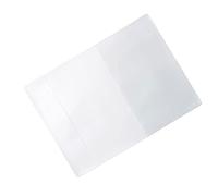 CHICIRIS Funda para Pasaporte Transparente Esmerilada Duradera, Protector de Viaje Ligero para Tarjetas de Identificación con Tarjetero, Ideal para Hombres y Mujeres [Material de PVC]