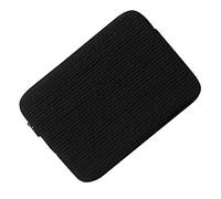 CHICIRIS Funda para Tableta, Funda Portátil con Cierre de Cremallera a la Moda para Ordenador Portátil de 13 a 14 Pulgadas, Uso Diario, Algodón Suave, 1 Paquete (Black)
