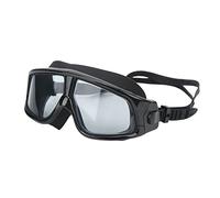 CHICIRIS Gafas de Natación, Gafas de Buceo con Protección UV Antivaho de Silicona, Vista Amplia para Adultos Nadando y Buceando (BLACK)