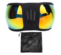 CHICIRIS Gafas de Sol con Caballos Protectores con a Prueba de a Prueba de Viento con Lente Premium y Esponja Suave, Correa Ajustable, Plástico Ambientalmente Amigable, Gafas de Caballos (Rojo)